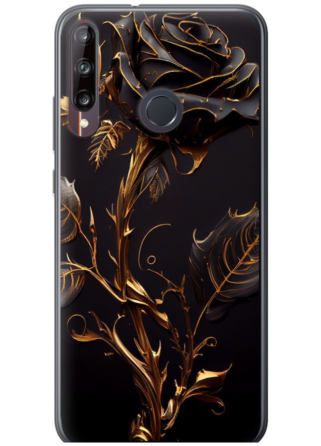 2D пластиковый чехол 'Роза 3' для Endorphone Huawei P40 Lite E (267500591)