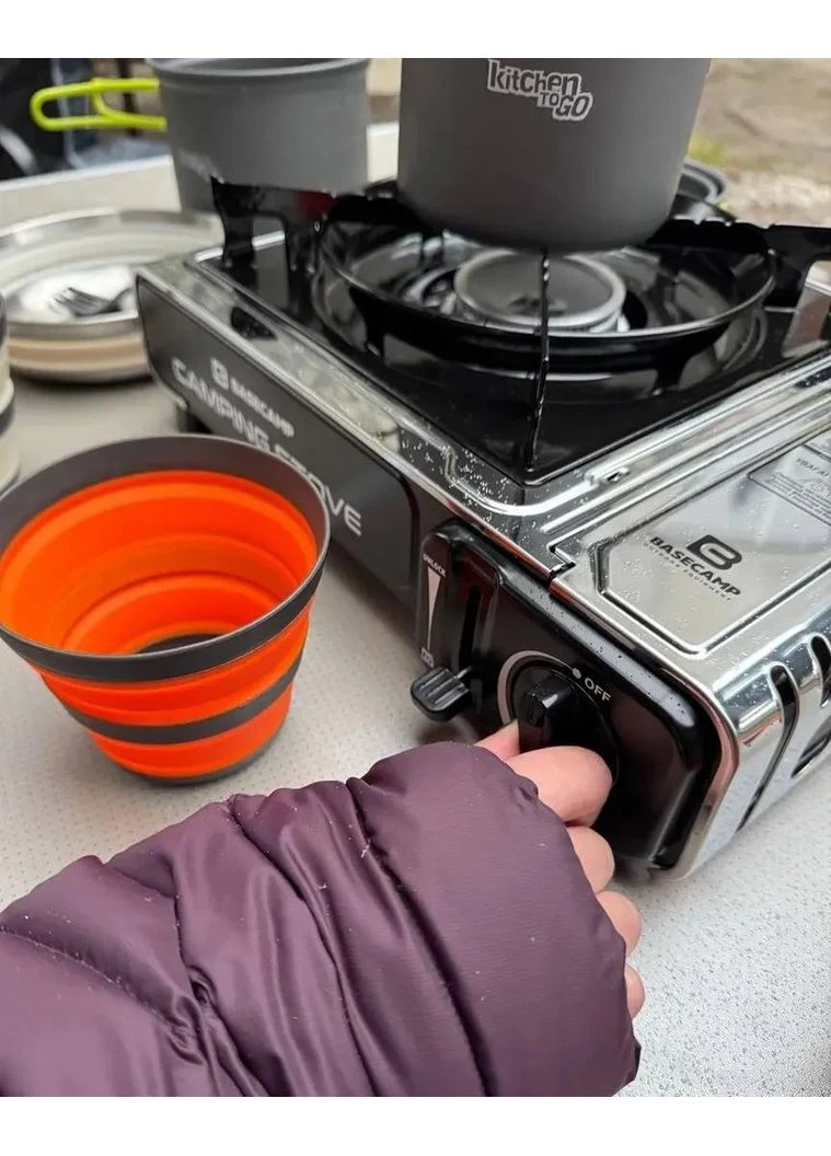 Портативная газовая плитка Base Camp Camping Stove BaseCamp (334669592)