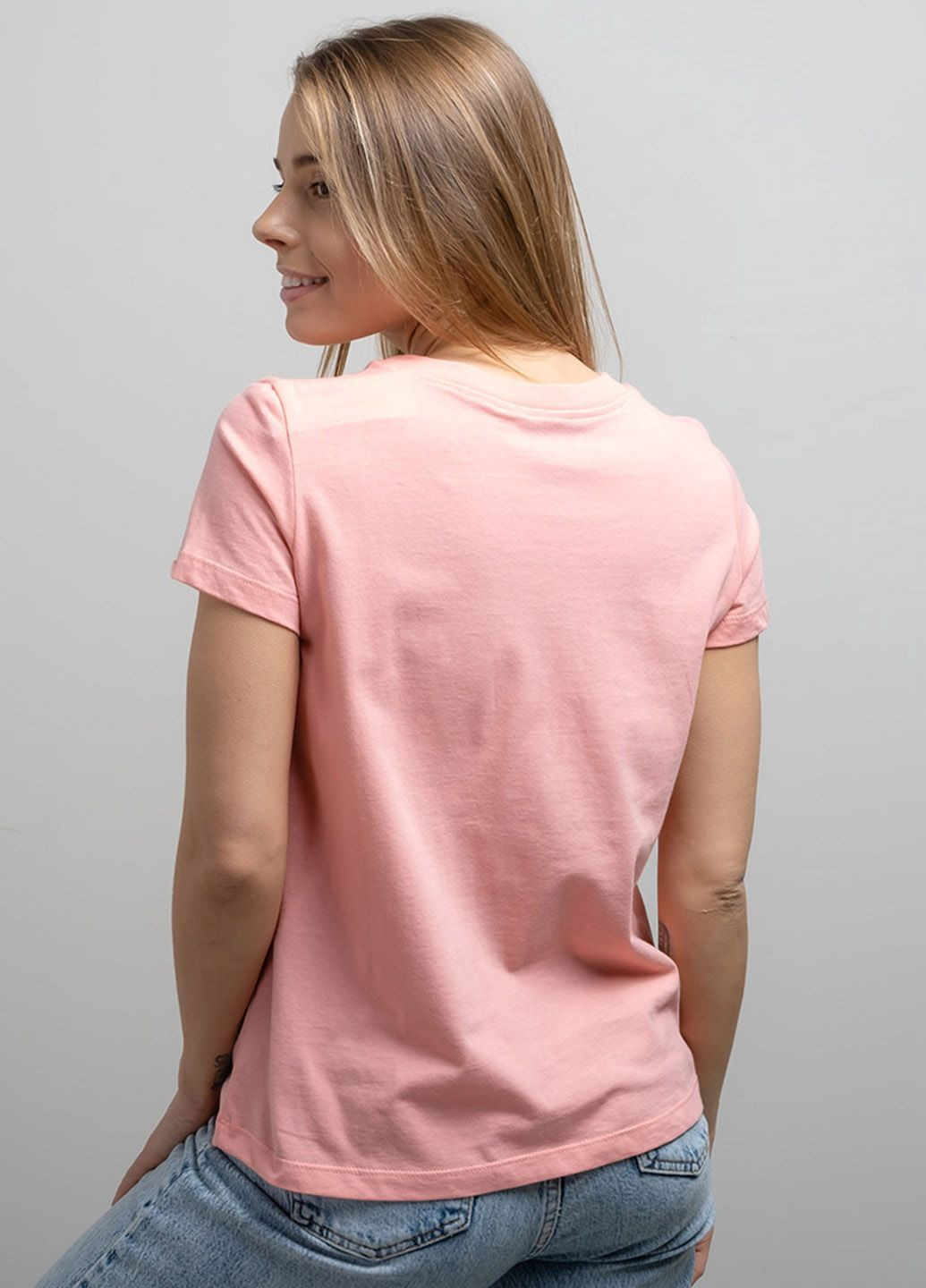 Рожева літня футболка жіноча 102834 Power
