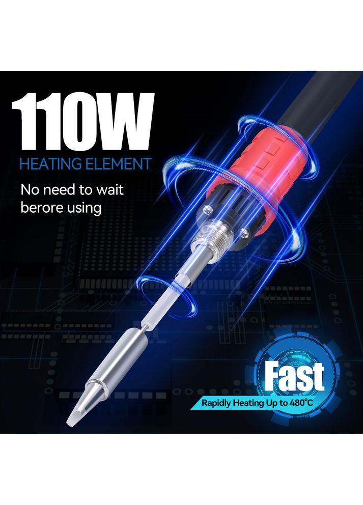 Паяльная станция 3 в 1 853AAA-I/фен/паяльник/сепаратор/LED дисплей/USB/1180 Вт Yihua (322567543)