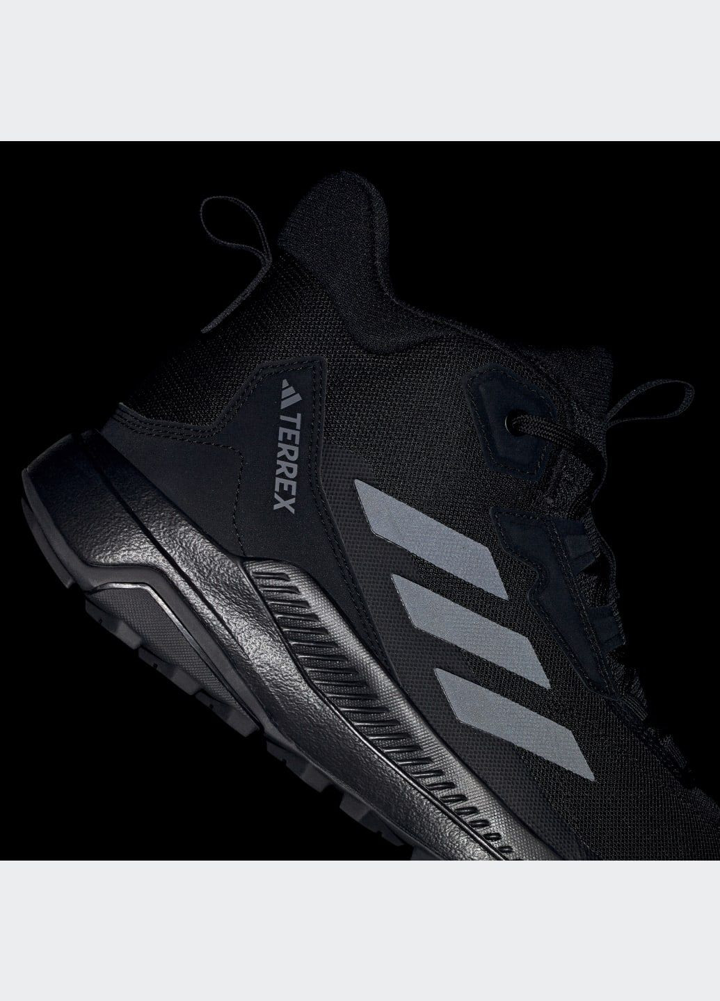 Черные летние туристические ботинки terrex anylander mid adidas