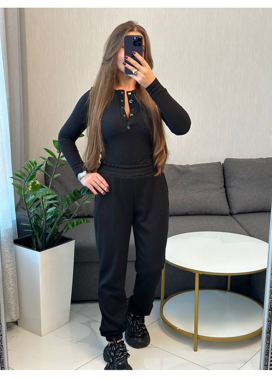 Джогери з вафельки на флісі — ЗАМІР В ОПИСІ GD/GL Модний простір (370146590)