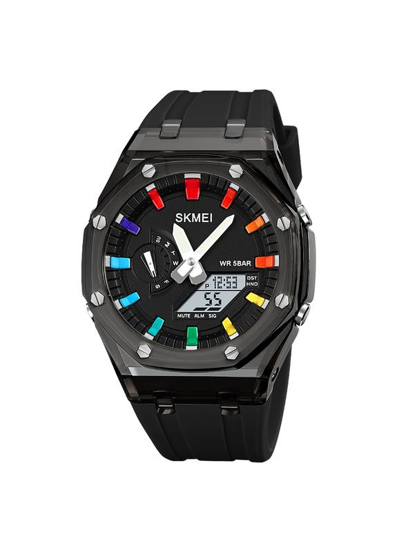 2100BKWT Black-White SALE Skmei (331285535)