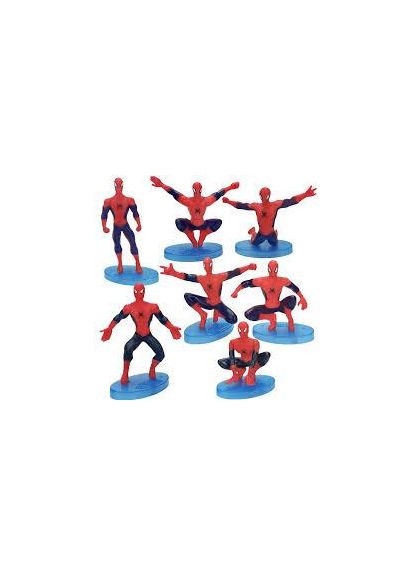 Набір фігурок Спайдермена складається із семи статуеток, які зображують культового супергероя Marvel у різних динамічних позах. No Brand (372083559)