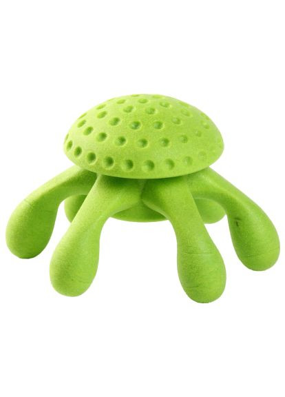 Игрушка для собак Осьминог 13 см зеленая (8596075002770) Kiwi Walker Восьминіг 13 см зелена (366699289)