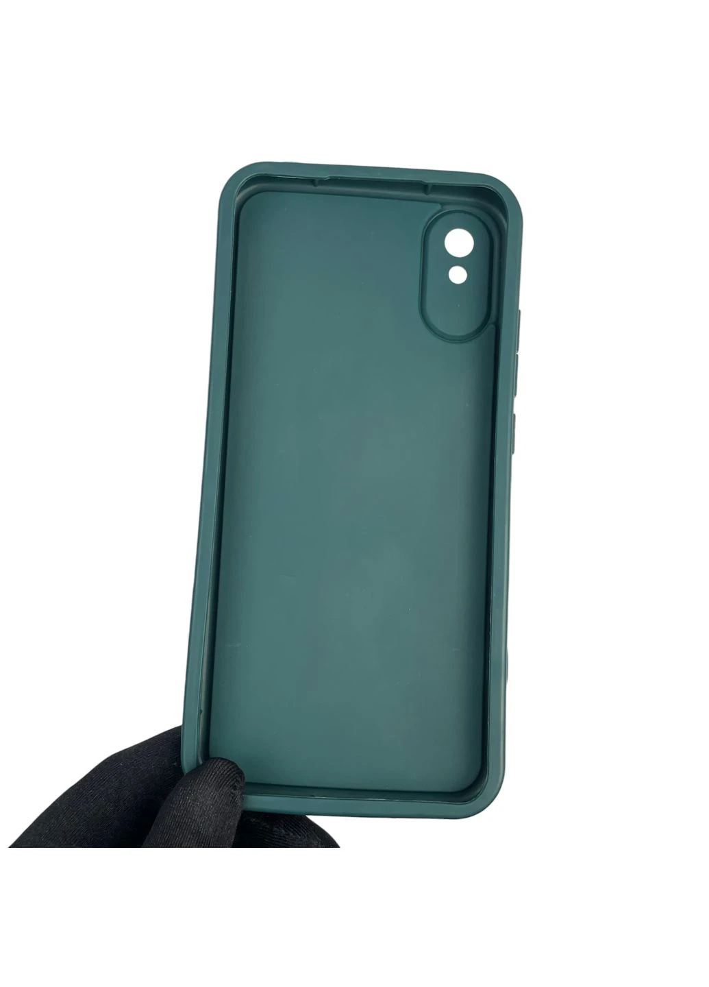 Чохол силіконовий Soft Touch з 3D принтом для Redmi 9A темно-зелений (Повний захист камери) Xiaomi (373671043)