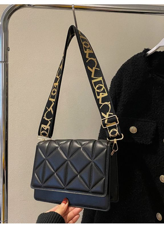 Сумка кросс-боди женская черная (RN-245) No Brand (351378659)