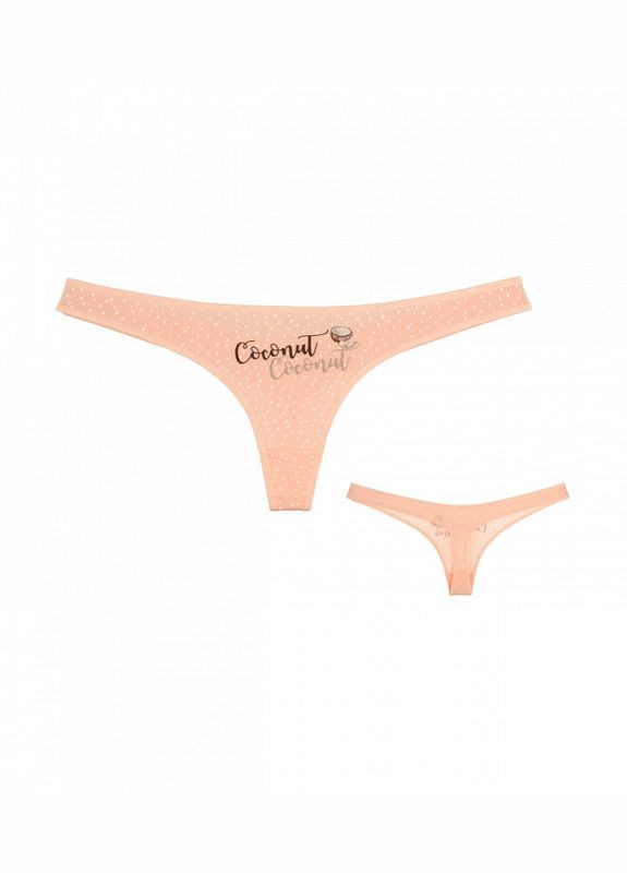 Трусы женские стринги с принтом Кокос Coconut Donella Танга (313111111)