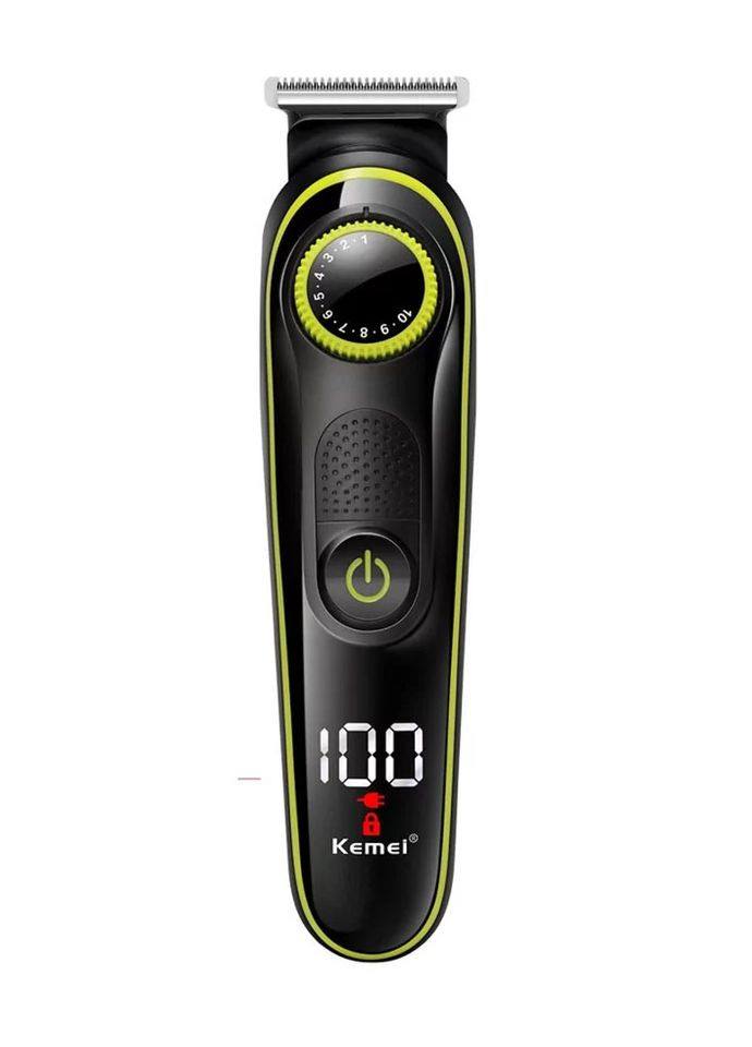 Триммер Km-696 Шесть Насадок в Комплекте для Стрижки Волос, Бритья, Стрижки Узоров (5024534) Kemei (318513473)