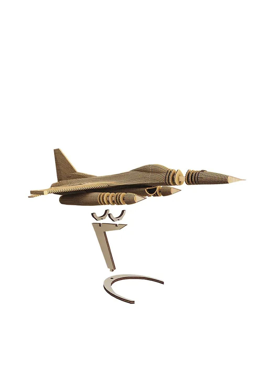 Картонний конструктор 3D Puzzle - Літак F16 колір різнокольоровий ЦБ-00263543 Cartonic (307362537)