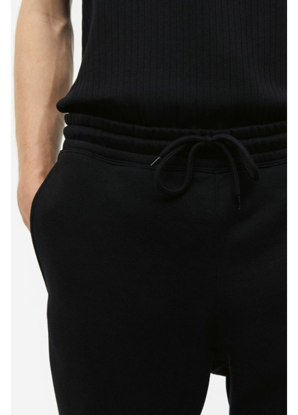 Чоловічі спортивні штани Relaxed Fit (56391) S Чорні H&M (286733086)