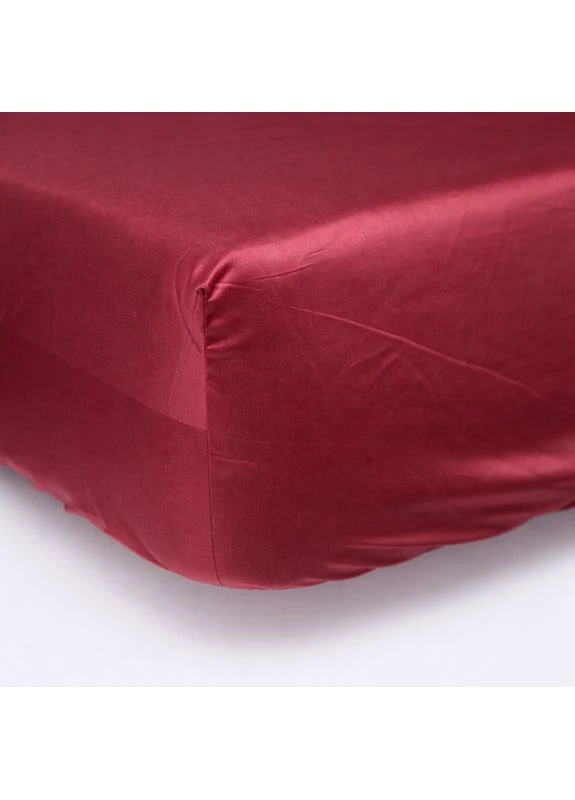 Простирадло на резинці Сатин Premium 80х190х10 см (MS-850004021) Moon&Star Red Wine (386594037)