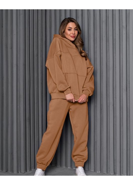 Утеплений костюм вільного крою ISSA PLUS (305396173)