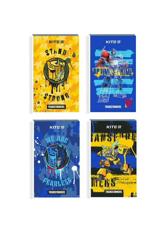 Блокнот-планшет А6/50 " "/TF23-195/ ЧИСТЫЕ, "Transformers" (1/12) Kite (367755616)