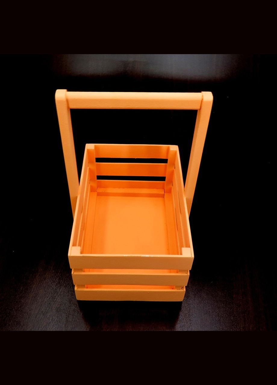 Подарунковий кошик з дерева Шеллі 18х30 грейпфрут (ПДК-0022354) No Brand (328910554)