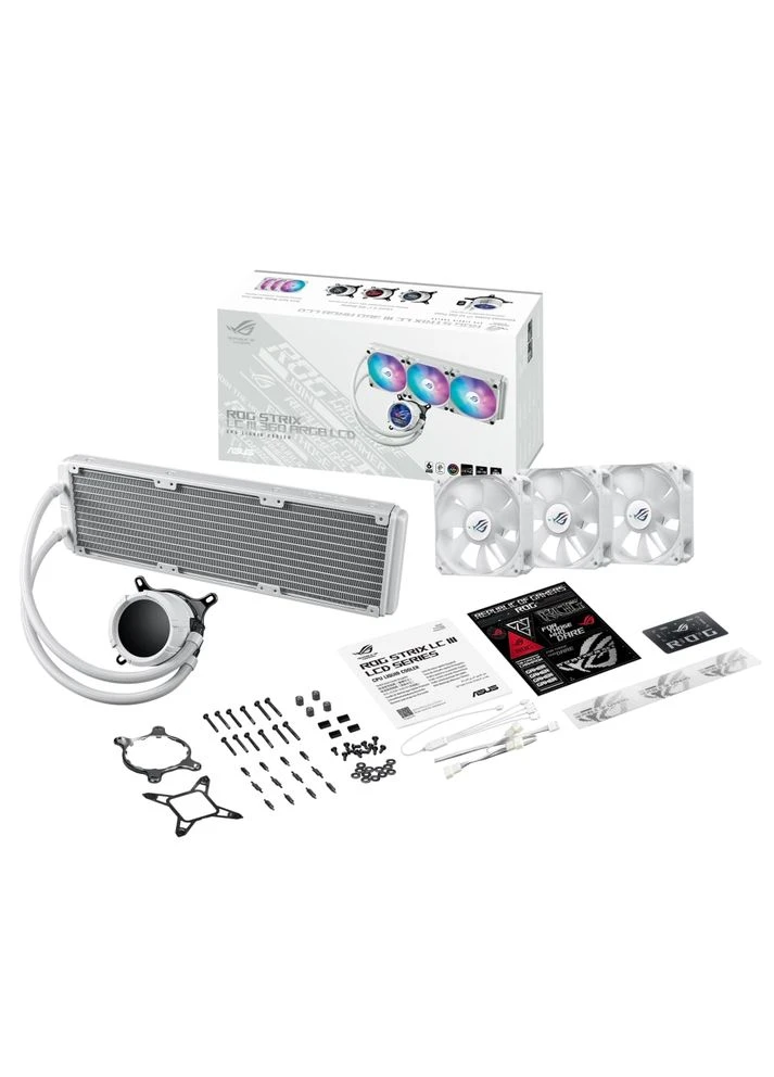 Система водяного охолодження TUF Gaming LC III 360 ARGB LCD White (90RC01A2-B0EAY0) Asus (360605599)