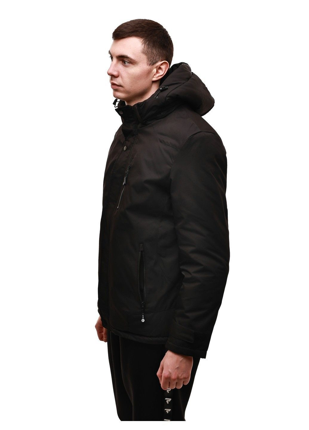 Черная зимняя куртка зимняя мужская TE