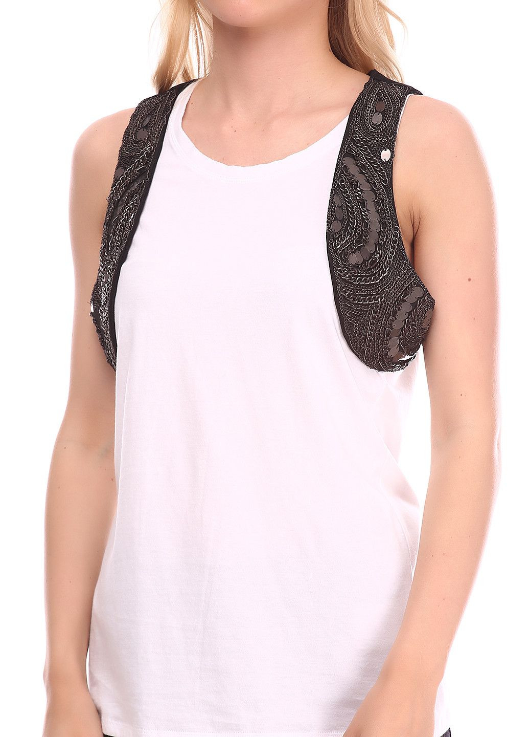 Жилет C1O133 Чорний Liu-Jo (315834423)