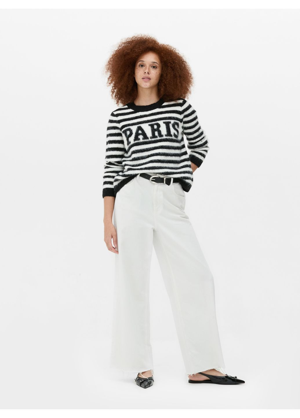 Чорний джемпер демісезон,чорний-білий, Primark