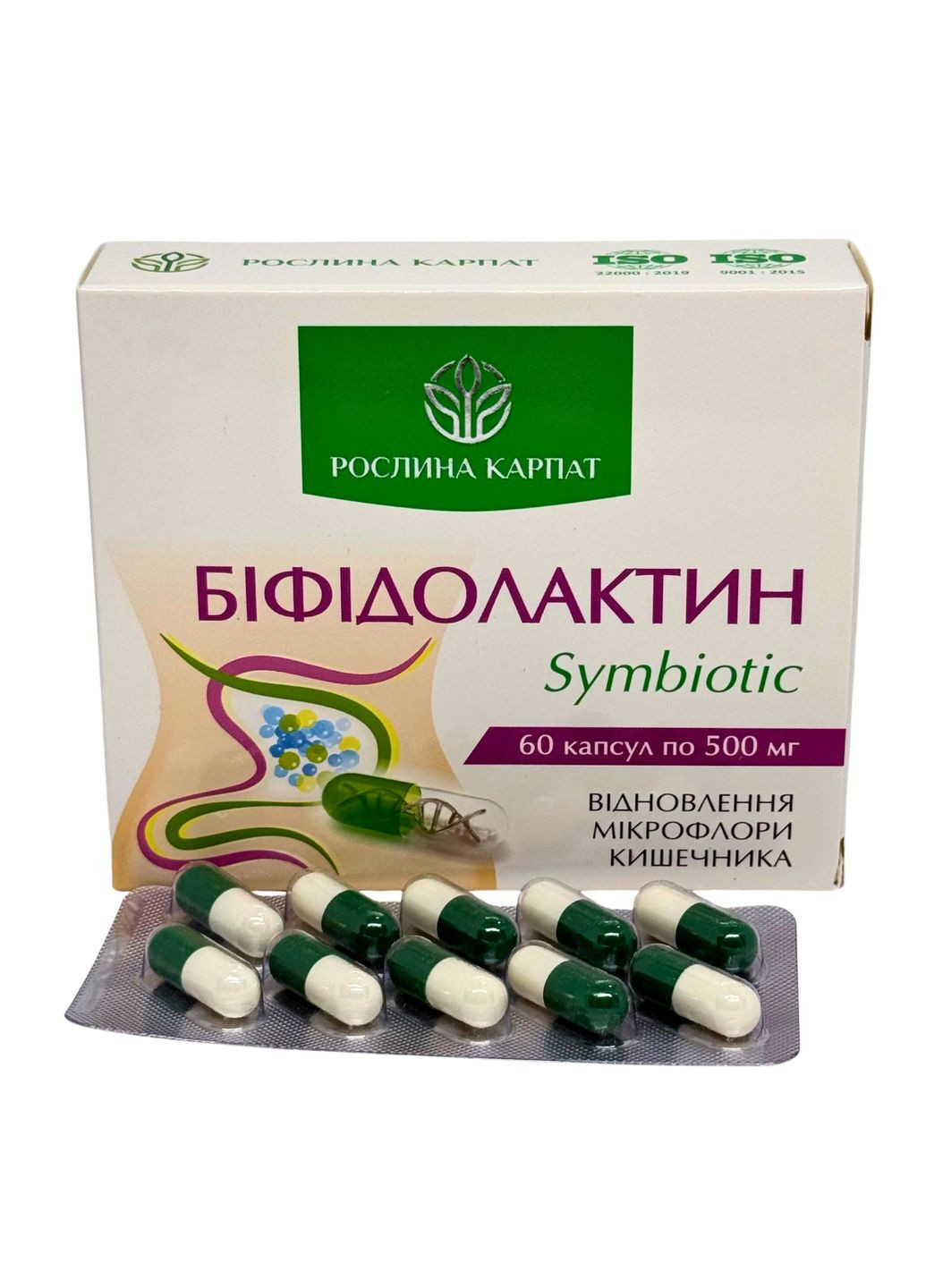 Біфідолактин SYMBIOTIC – підтримка мікрофлори та здоров'я травлення Рослина Карпат (334293106)
