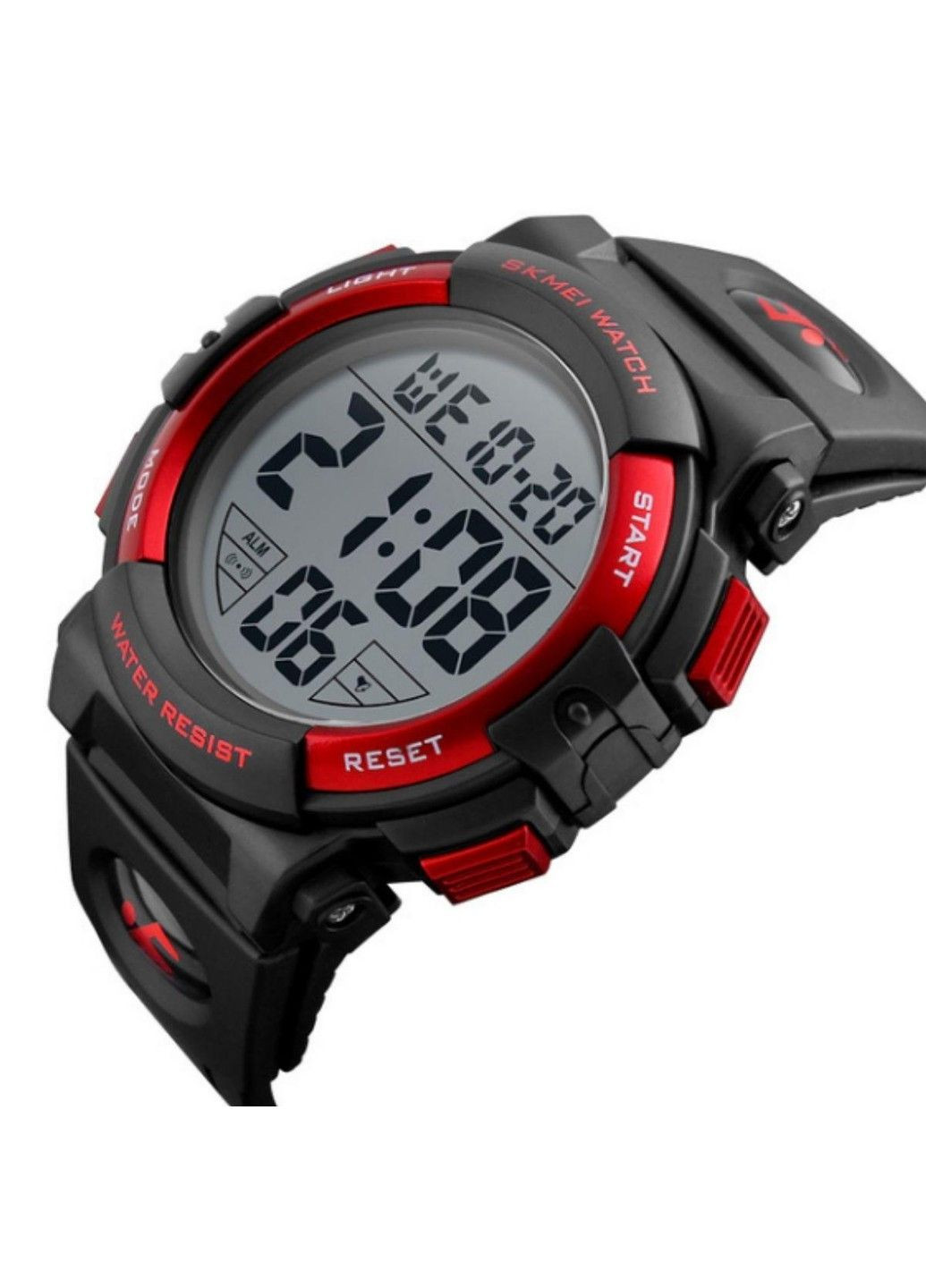 Мужские спортивные наручные часы 1258 Красный Skmei (314483366)
