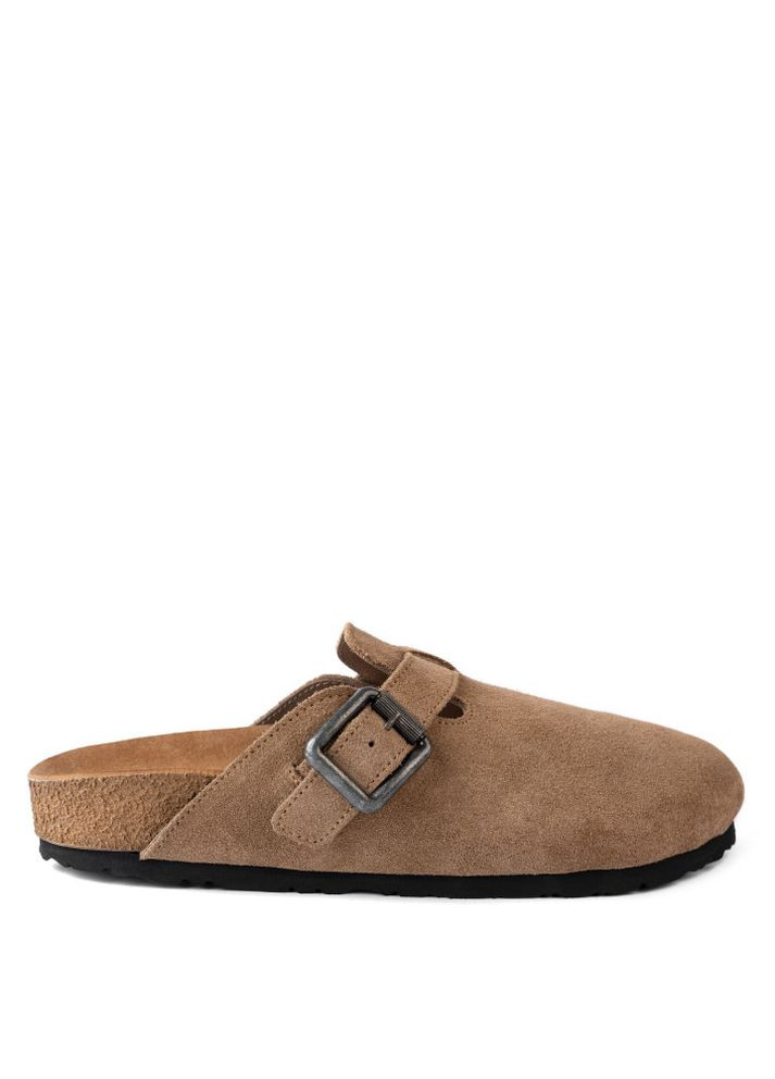 Клоги жіночі Luna з натуральної замші беж Oldcom ERT (334098262)