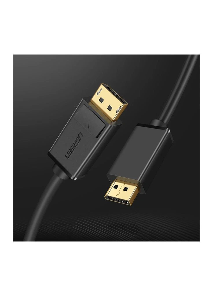 Кабель мультимедийный DisplayPort M to DisplayPort M 1.5m DP102 black (10245) Ugreen (391047695)