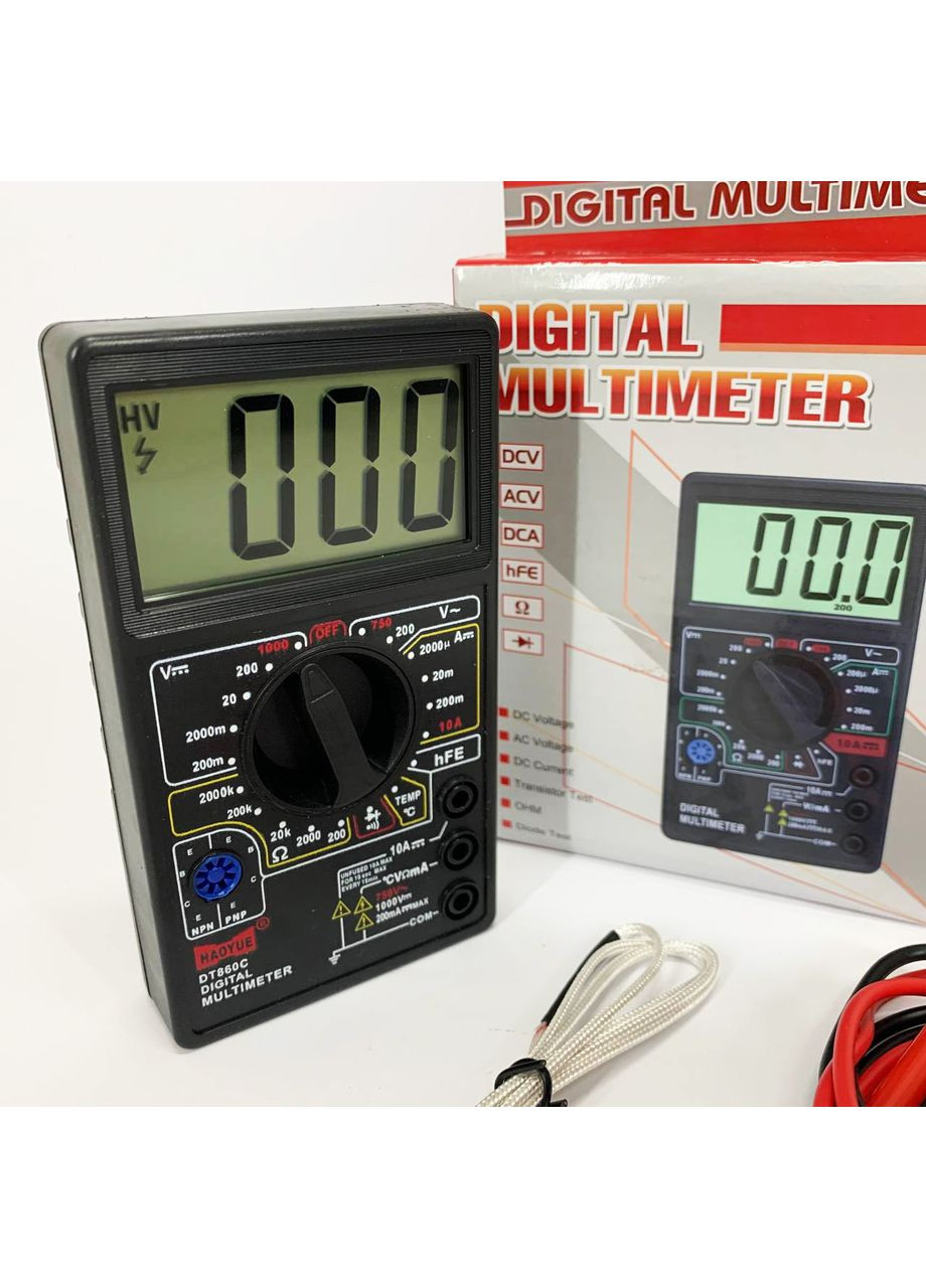 Мультиметр HAOYUE DT860C/700C black ACV (365986197)