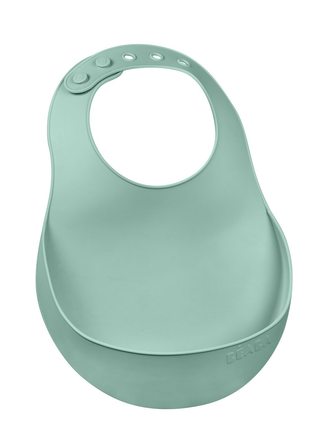 Нагрудник силиконовый, с карманом, оливковый () Beaba 913541 (328261238)