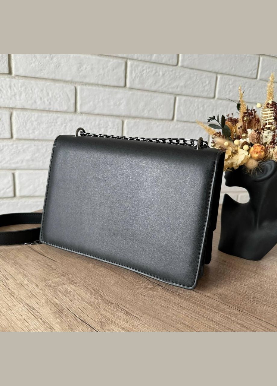 Стильна жіноча міні сумка на плече сумка клатч Чорний No Brand (298998130)