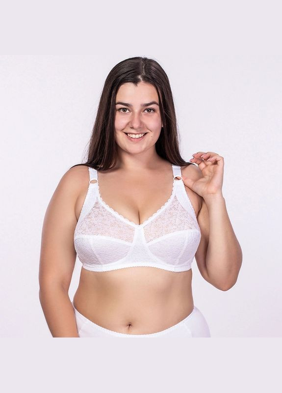 Белый бюстгальтер без косточек с мягкой чашкой Elita без косточек