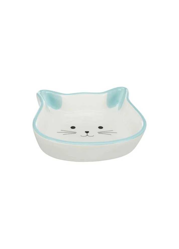 Миска для котів у формі котячої мордочки керамічна 250 мл/12 см Trixie (399750657)