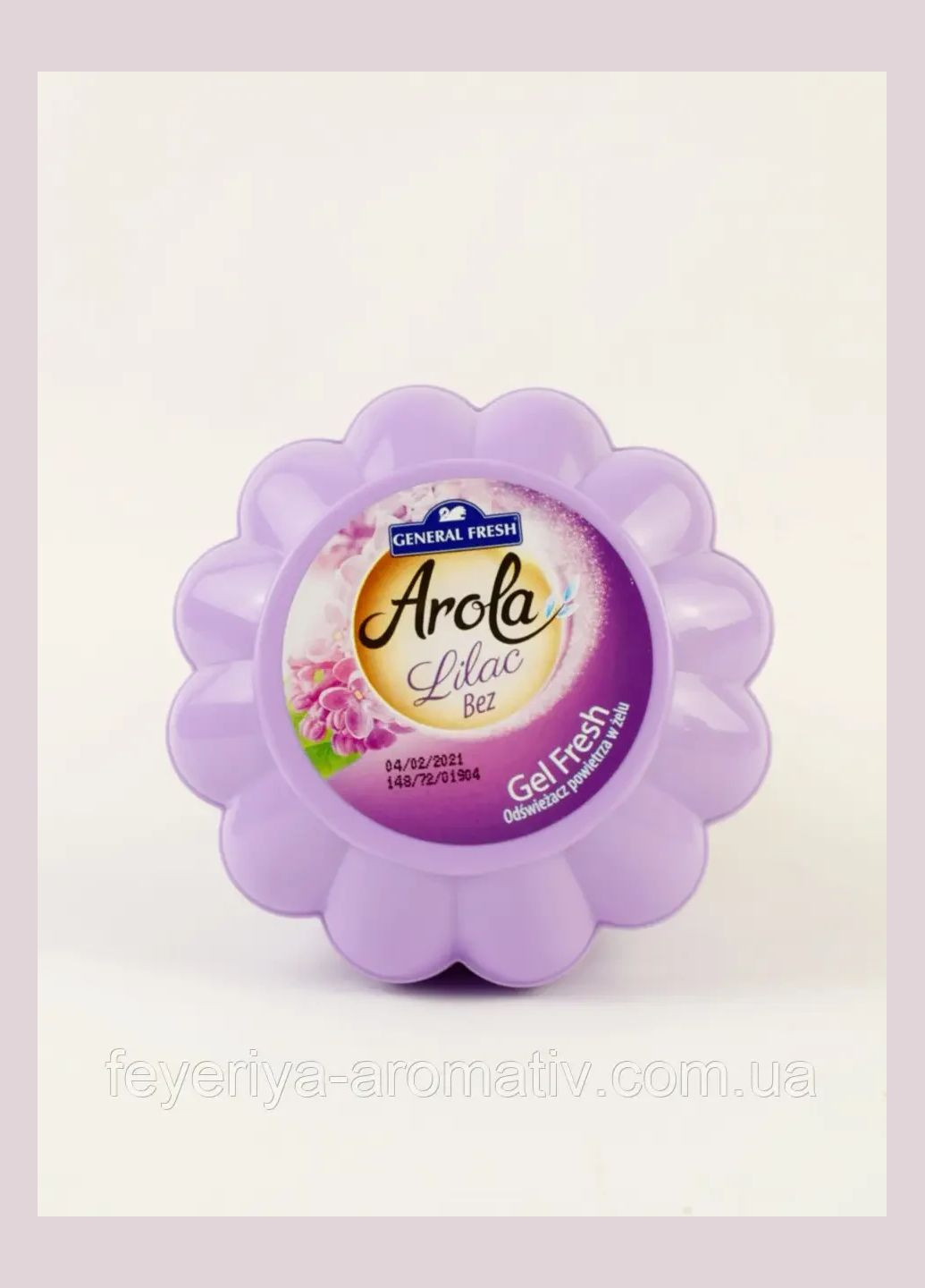 Гелевий освіжувач повітря Arola Lilac Bez 150 g General Fresh (338437878)