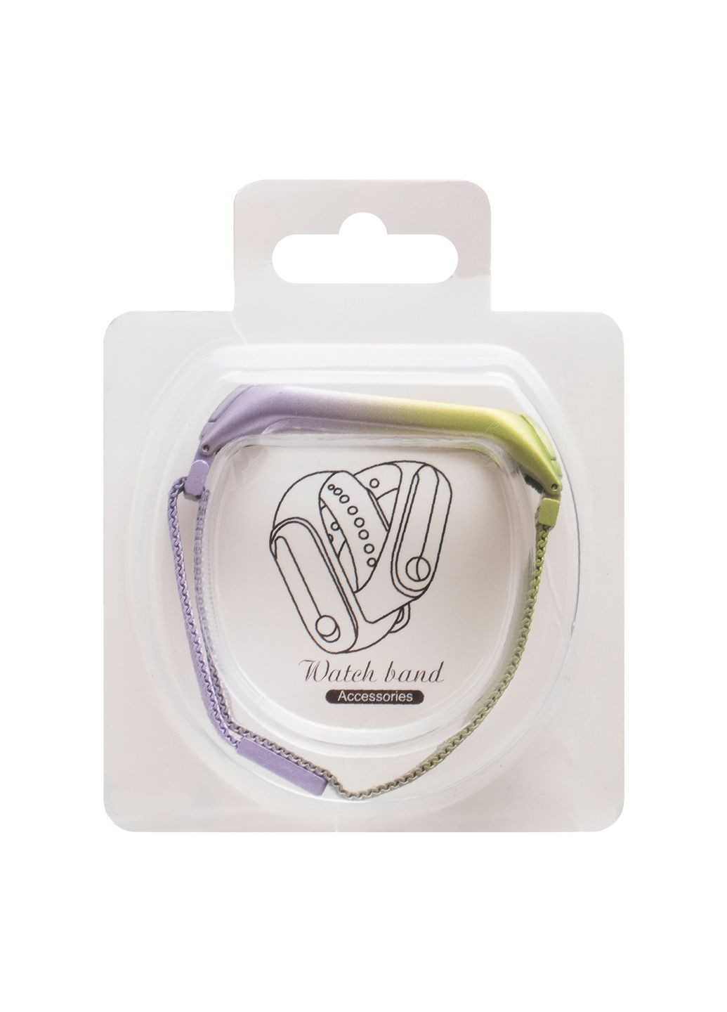 Ремінець для Xiaomi Mi Band 5 Gradient Blue Beige No Brand Xiaomi 5/6/7 Original Design (340913016)