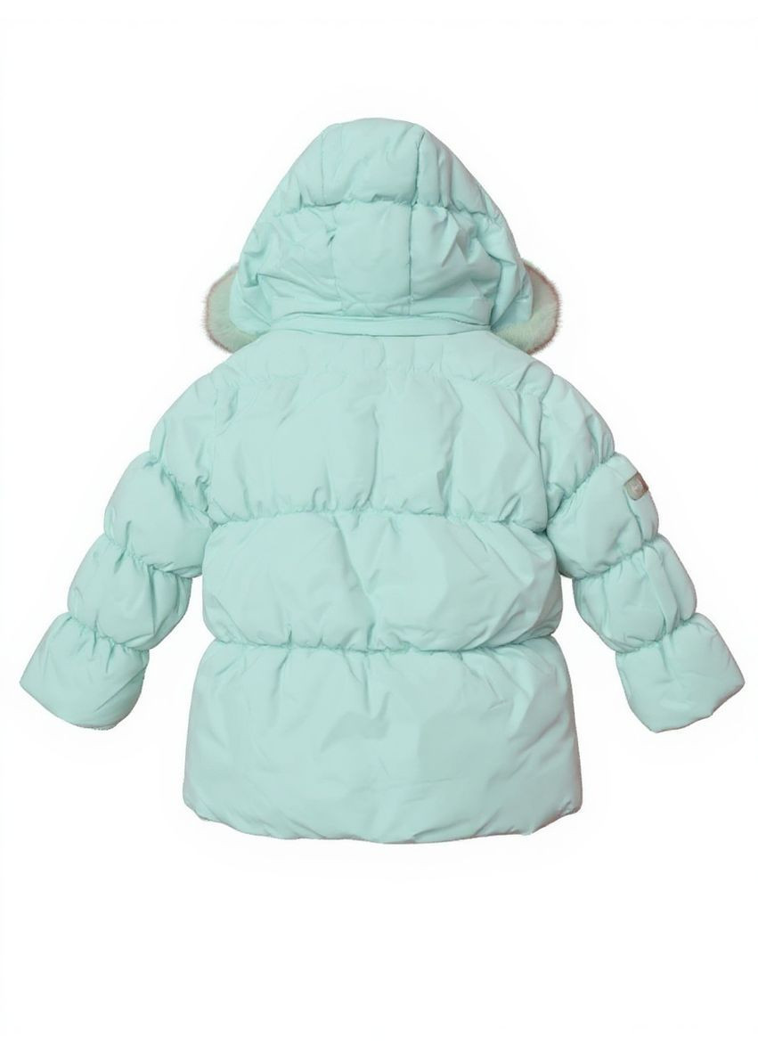 Светло-бирюзовая зимняя куртка зимняя для девочки quadrifoglio светло-бирюзовый (0102/0103) Quadri foglio