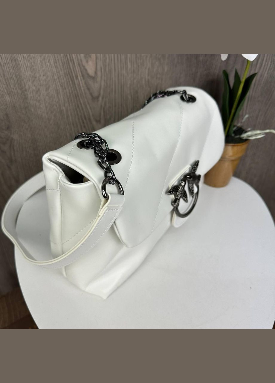 Качественная женская мини сумочка клатч на плечо в стиле Пинко стеганная, маленькая сумка Pinko птички No Brand (334730347)