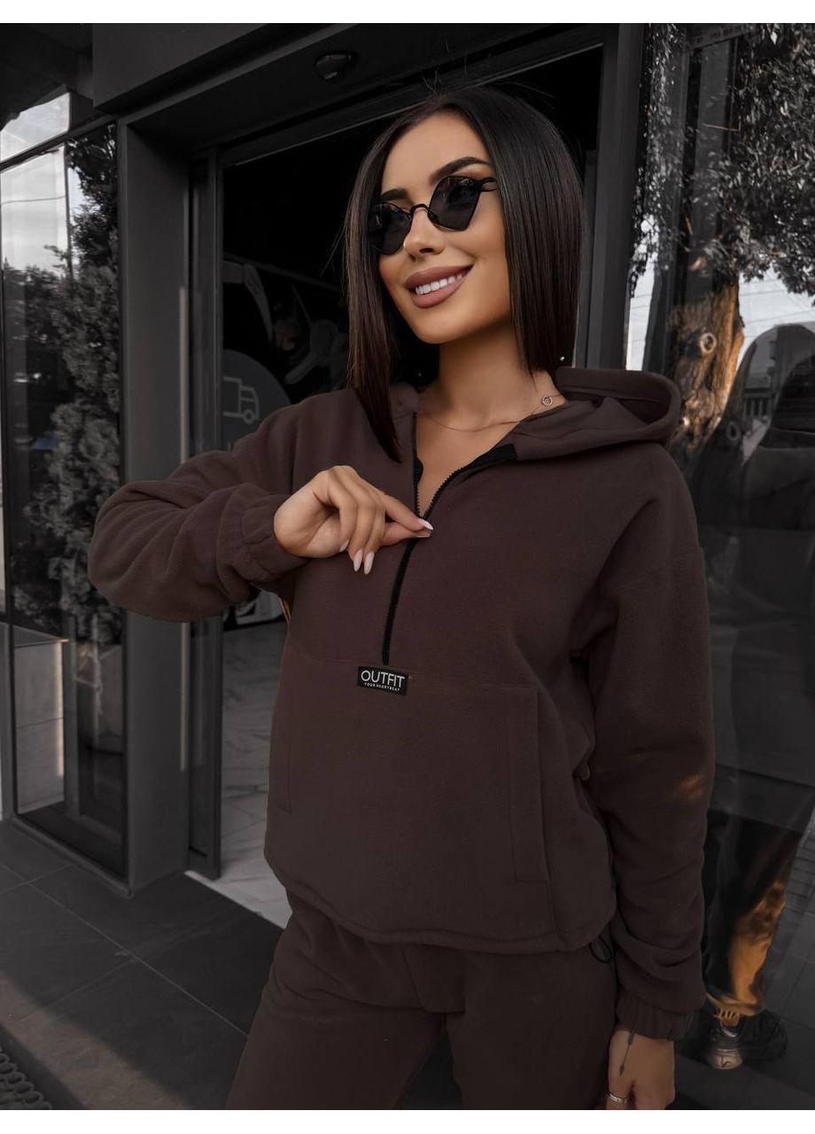 Жіночий спортивний флісовий костюм No Brand (363969524)