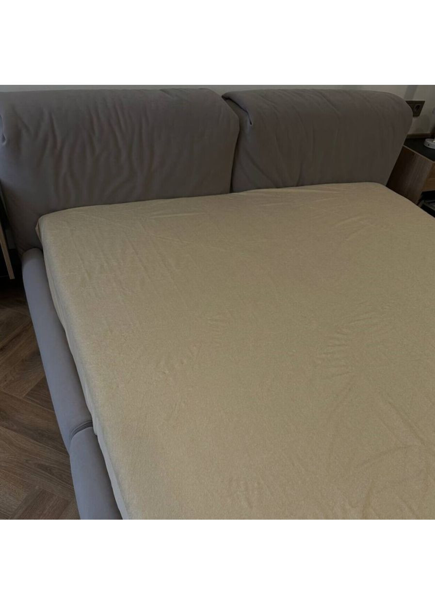 Наматрасник Аквастоп водонепроницаемый махровый 160x200 см светло-коричневый NAM12 Ananasko (370281636)