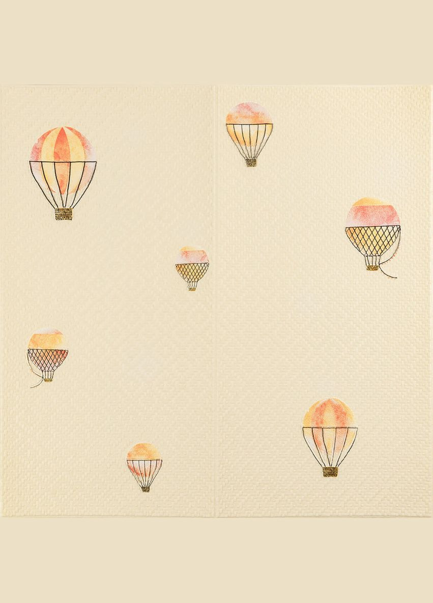 Панель стінова 3D 700*700*4mm повітряні кулі рогожка (D) SW-00001973 Sticker Wall (316101043)