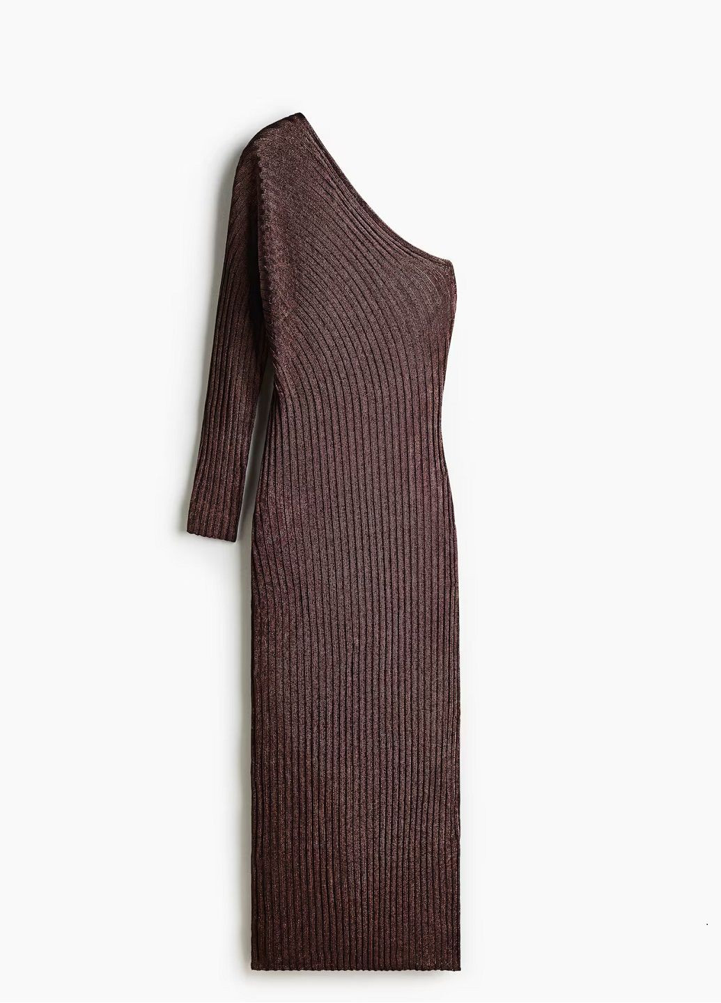 Темно-коричнева святковий сукня H&M однотонна