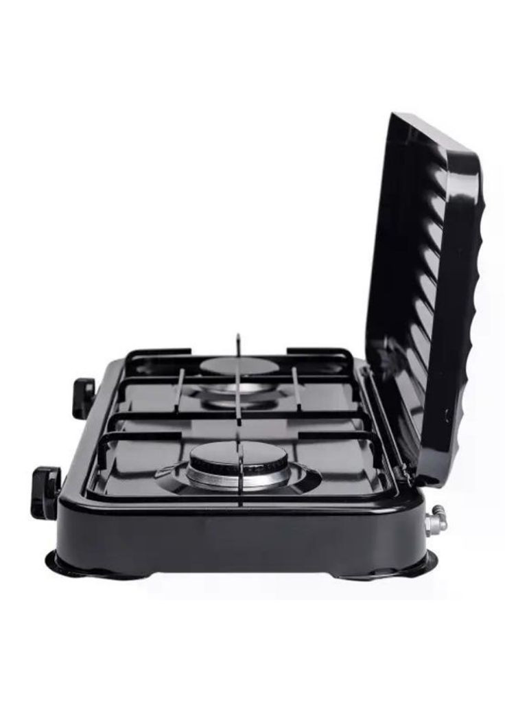 Настільна газова плита SK-6002 на 2 конфорки Чорний (3104618737) Sokany (368902752)