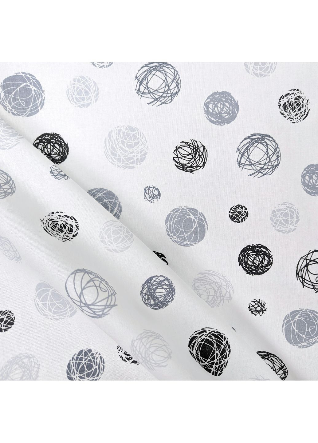 Полуторна постільна білизна з простирадлом на резинці YARN BALLS CS6 (4822052124796) Cosas (392823119)
