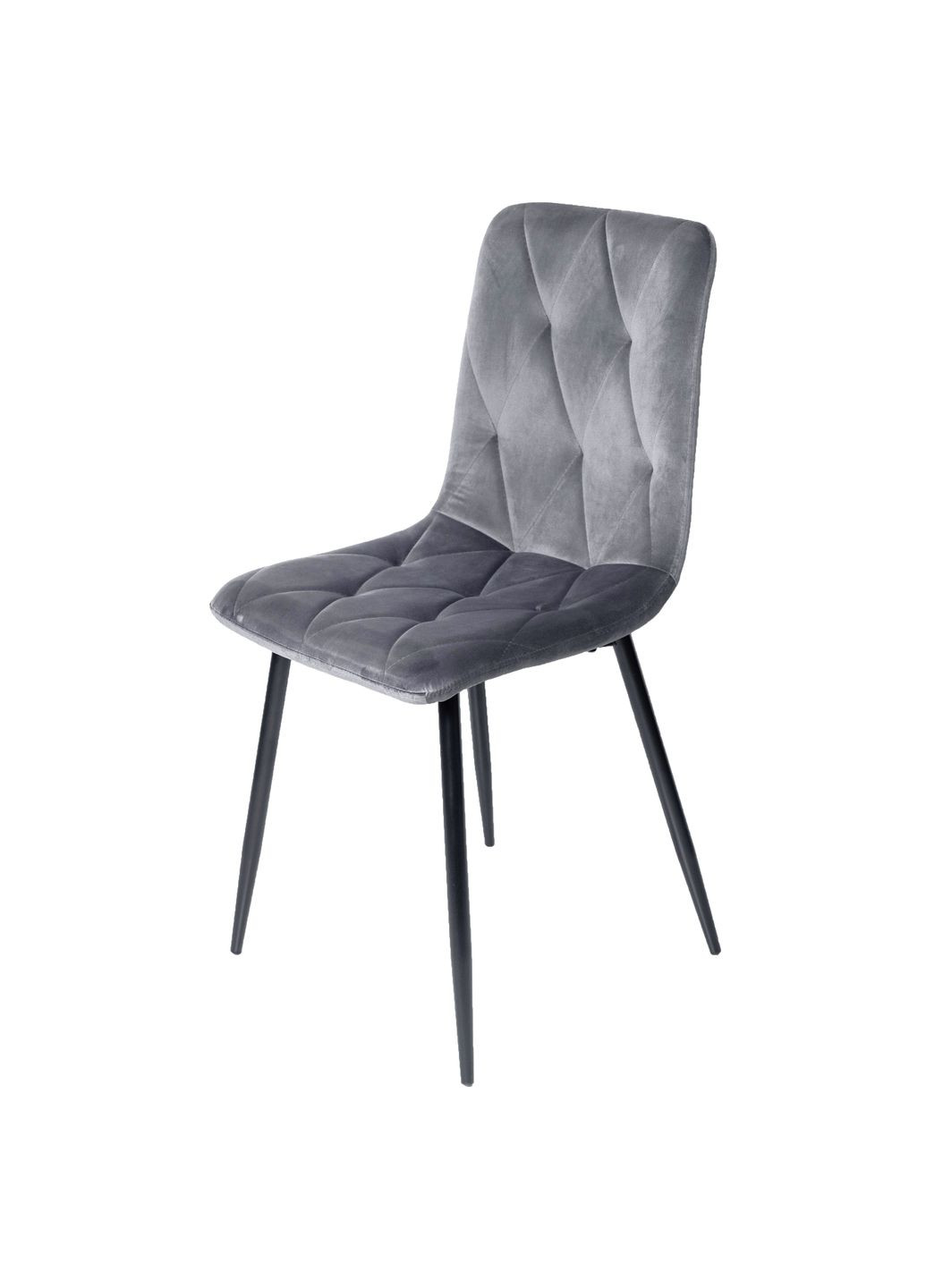 Стілець кухонний COREY чорний каркас/ велюр Intarsio (372706867)