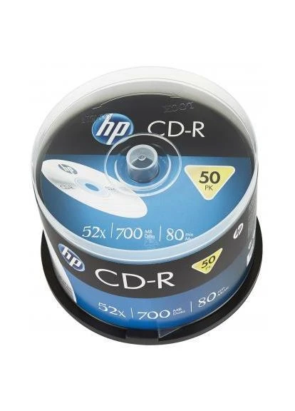 Диск CD HP CD-R 700MB 52X 50шт Spindle (69307/CRE00017-3) Hewlett Packard (397609079)