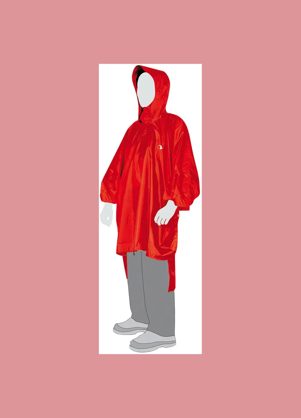 Пончо Poncho 3 XL/2XL Red Tatonka (317661621)