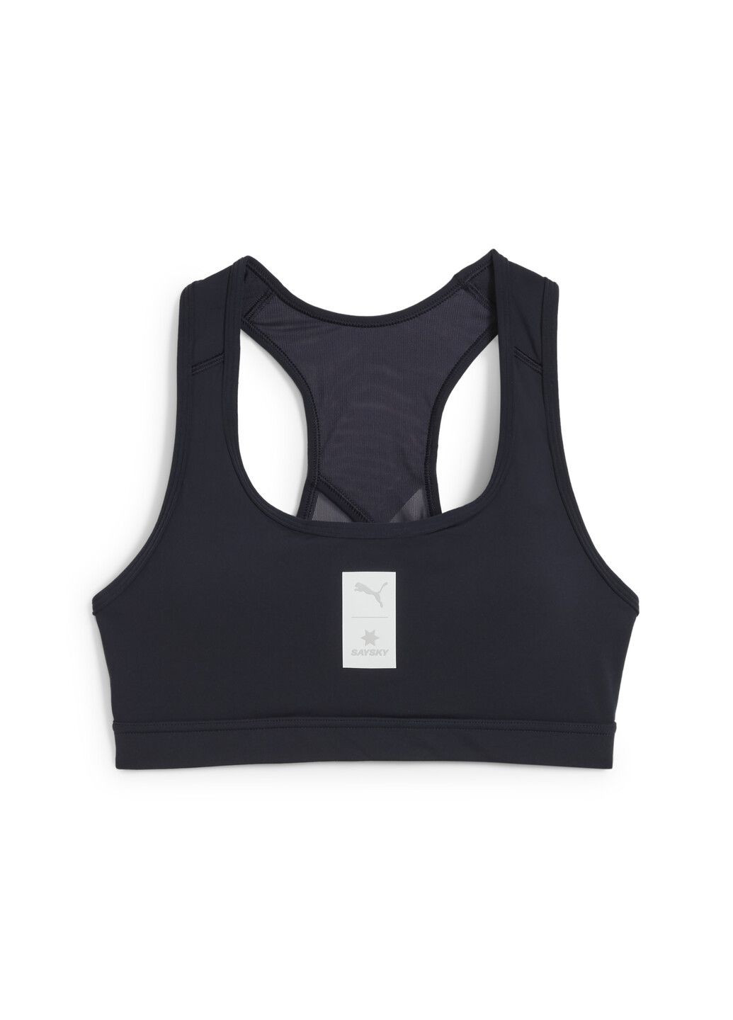 Синий спортивный бра x saysky running bra women Puma полиэстер, эластан