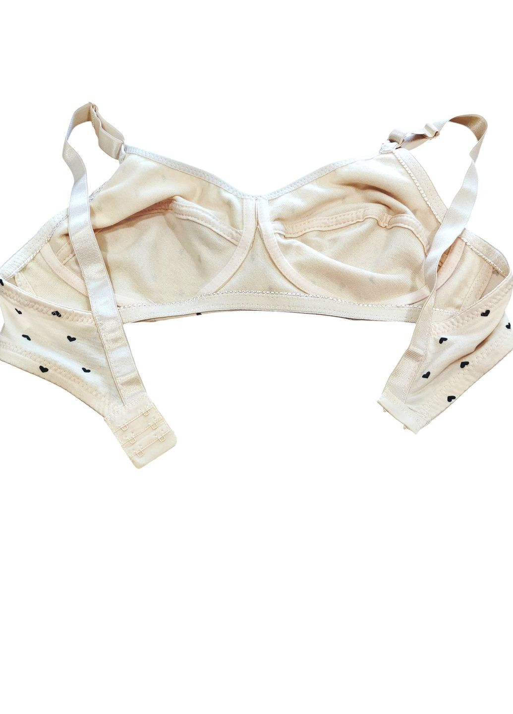 Бежевий мінімайзер бюстгальтер Diana без кісточок бавовна