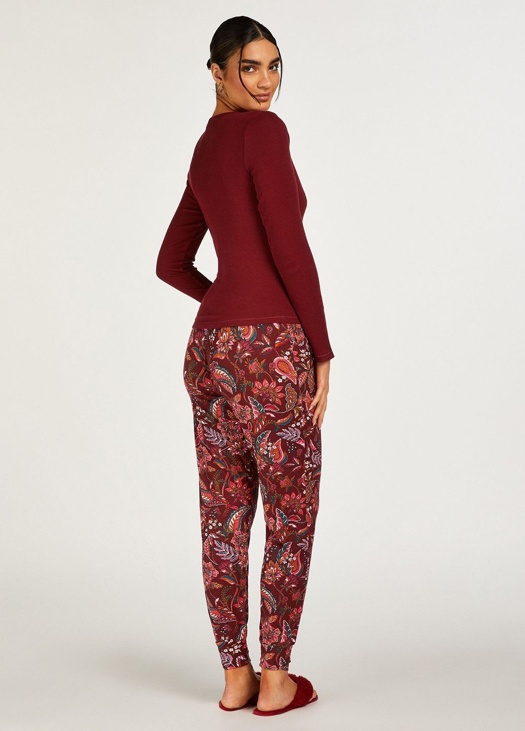 Бордовый Лонгслив Hunkemoller Hunkenmoller (367195305)