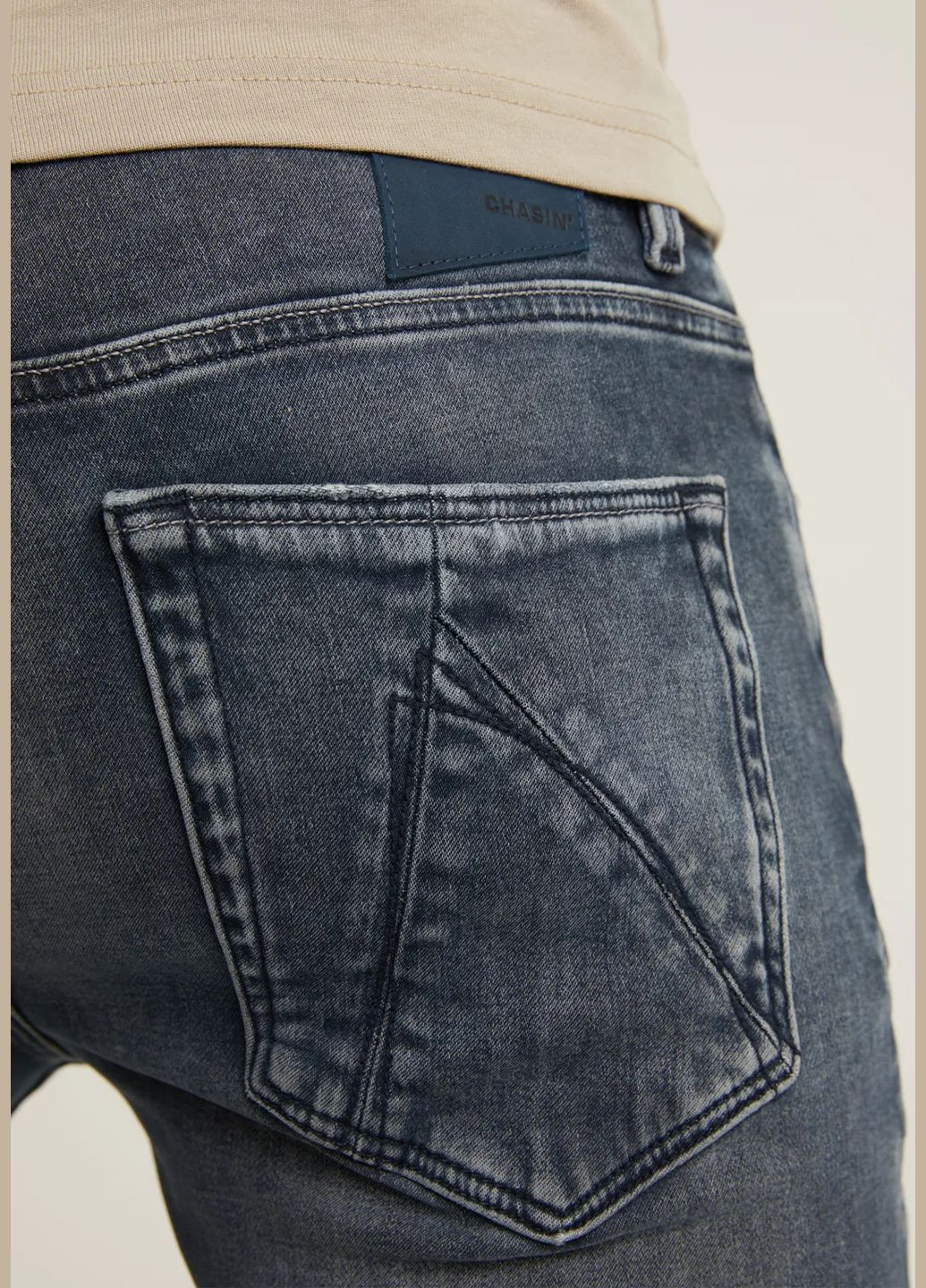 Темно-серые демисезонные зауженные джинсы EGO Solar 1111354014 Chasin