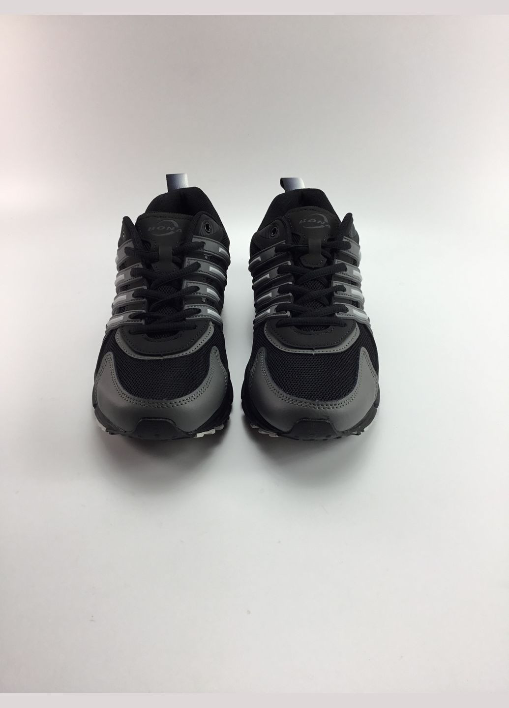 Черные летние мужские кроссовки Bona